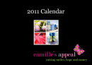 Camille's Appeal Calendar 2011