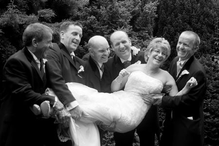 Pauline on her wedding