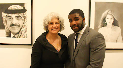 Kathryn Roberts and Kelvin Okafor