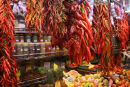 Chillies and fruit