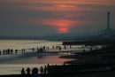 Low tide sunset