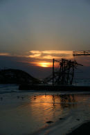 Sunset behind West Pier, Brighton