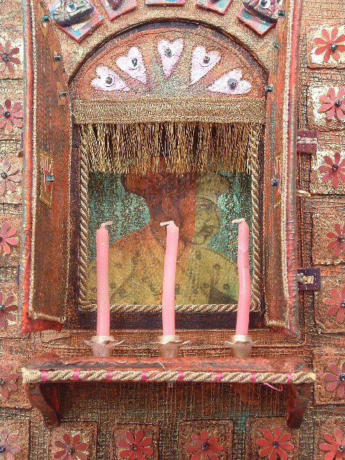 Indian Book Shrine, detail