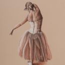 dancer rehearsing, tonal study