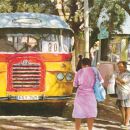 Bus stop, Medina, Malta