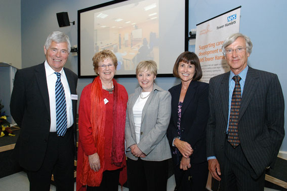 The Opening of the education centre 15th June 2009. From left to right are:  Stephen O�Brien; Gillian Burrows; Dr Anne Rainsberry; Alwen Williams; Sir Richard Sykes.