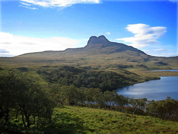 Drumrunie woodland, Veyatie and Suilven