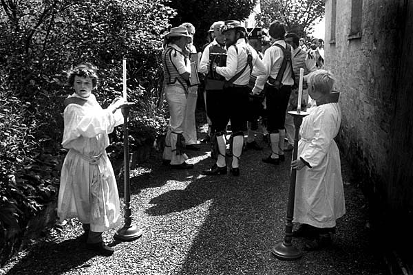 Sunday church procession