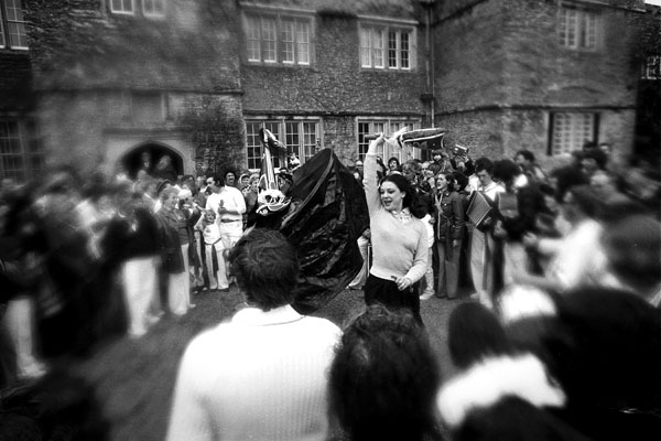 Padstow Oss dance, Cornwall, May Day 1979