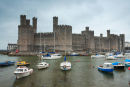 Caernarfon Castle, Gwynedd, Wales 