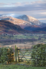 Last light in the valley, Castlerigg