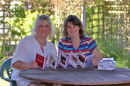 Mandy Barrow and Penny Bishop launch "The Little Spider Book" in Ringwood. June 2011