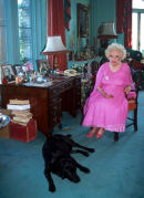 At home with Dame Barbara Cartland 