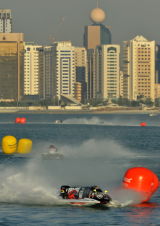 Sami Selio racing in the Abu Dhabi Grand Prix.