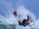 Sleigh ride at Watergate Bay.