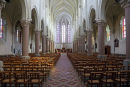 02D-6659 The Interior of Eglise Saint Symphorien in the Small Town of Montjean Sur Loire France