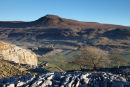 03D-0624 The Mountain of Ingleborough From Twistleton Scars Yorkshire Dales UK
