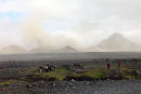 03D-5469 Volcanic Dust Storm in the Emstrur Area on Day 3 of the Laugavegur Hiking Trail from Landmannalaugar to Thorsmork Iceland.