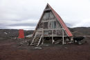 03D-5912 The Baldvinsskali Hut on the Fimmvorouhals Pass Between Thorsmork and Skogar Iceland.