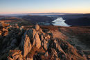 04D-0039 Ullswater and the Distant Pennines From the Summit of Sheffield Pike in Early Morning Light Lake District Cumbria UK