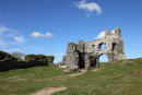 04D-8329 The Ruins of Pennard Castle Pennard Burrows Gower South Wales UK