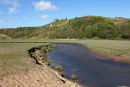 04D-8358 Pennard Pill and Pennard Castle Three Cliffs Bay Gower Wales UK