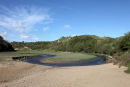 04D-8432 Pennard Pill (Stream) and Pennard Castle Three Cliffs Bay Gower Wales UK