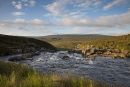 05D-4448 The River Tees and Mickle Fell From the Top of Cauldron Snout Upper Teesdale County Durham 