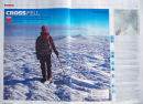 Image Use - Trail Magazine (double page) - Walker on the Crossfell plateau in winter
