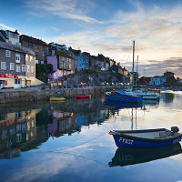 Mevagissey Harbour Panorama