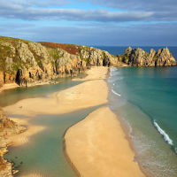 Porthcurno Beach