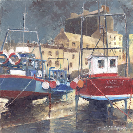 Boats in Tenby Harbour