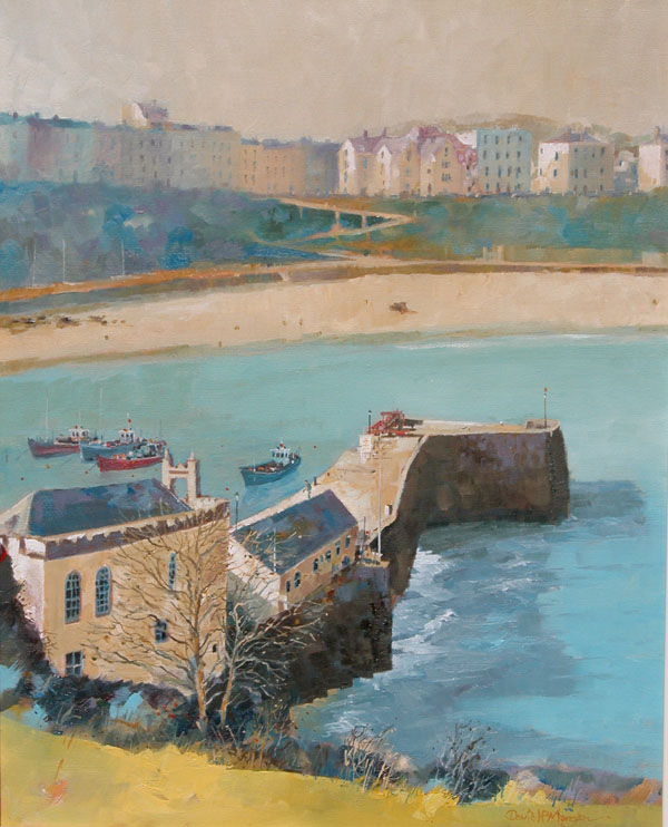 Laston House and Tenby pier