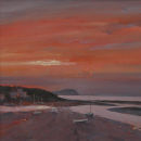 Sunset over Newport