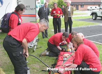 HRH The Duke of Gloucester at Drymen