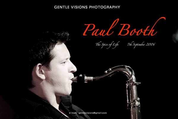 Paul Booth's New Album - no looking back.
Photography by James Gentle.
Shot live at the SPICE OF LIFE, Cambridge Circus - September 2006.
<a href= 