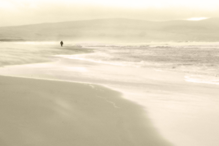 Pale beach