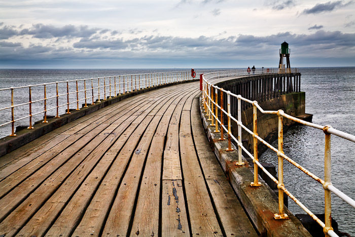 Whitby pier colour