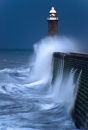 Winter lighthouse
