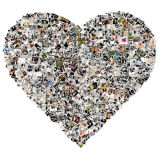 Collage canvases for weddings