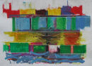 "Charlotte Plage" watercolour Image Size: W75 x H56 cm Price: £2,200 framed