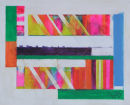 Title:- "SUGAR-PINK CRESCENDO" medium:- Watercolour  SOLD