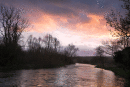 River Avon at sunset