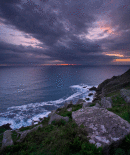 Lundy sunset