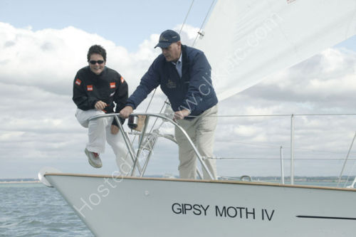 Dame Ellen on Gypsy Moth
