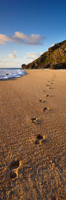 Footsteps - Porthcurno, Cornwall