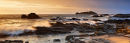 Sunlight reflecting off the lighthouse, Panoramic - Cornwall