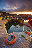 Along The Quayside - Mevagissey Harbour