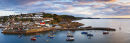 The Fishing Fleet, Panoramic - Mevagissey