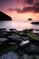 Trebarwith strand at sunset III - North Cornwall